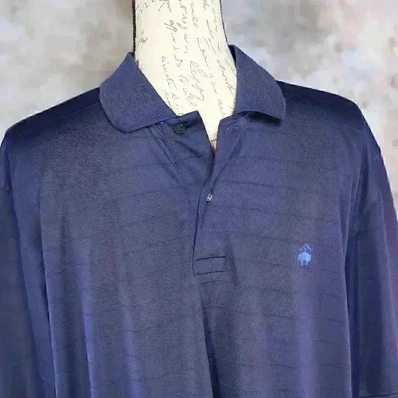 BROOKS BROTHERS POLO SHIRT 1818 Men's Performance Original Fit -LARGE (L) - Blue - Picture 2 of 10